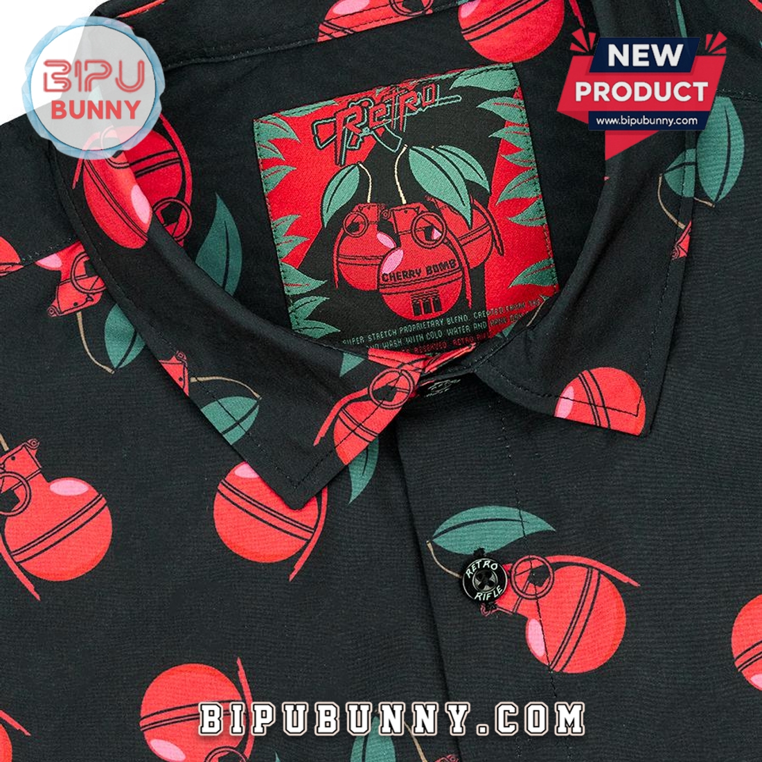 Cherry Bomb Hawaiian Aloha Shirt Cherry Bomb Hawaiian Aloha Shirt