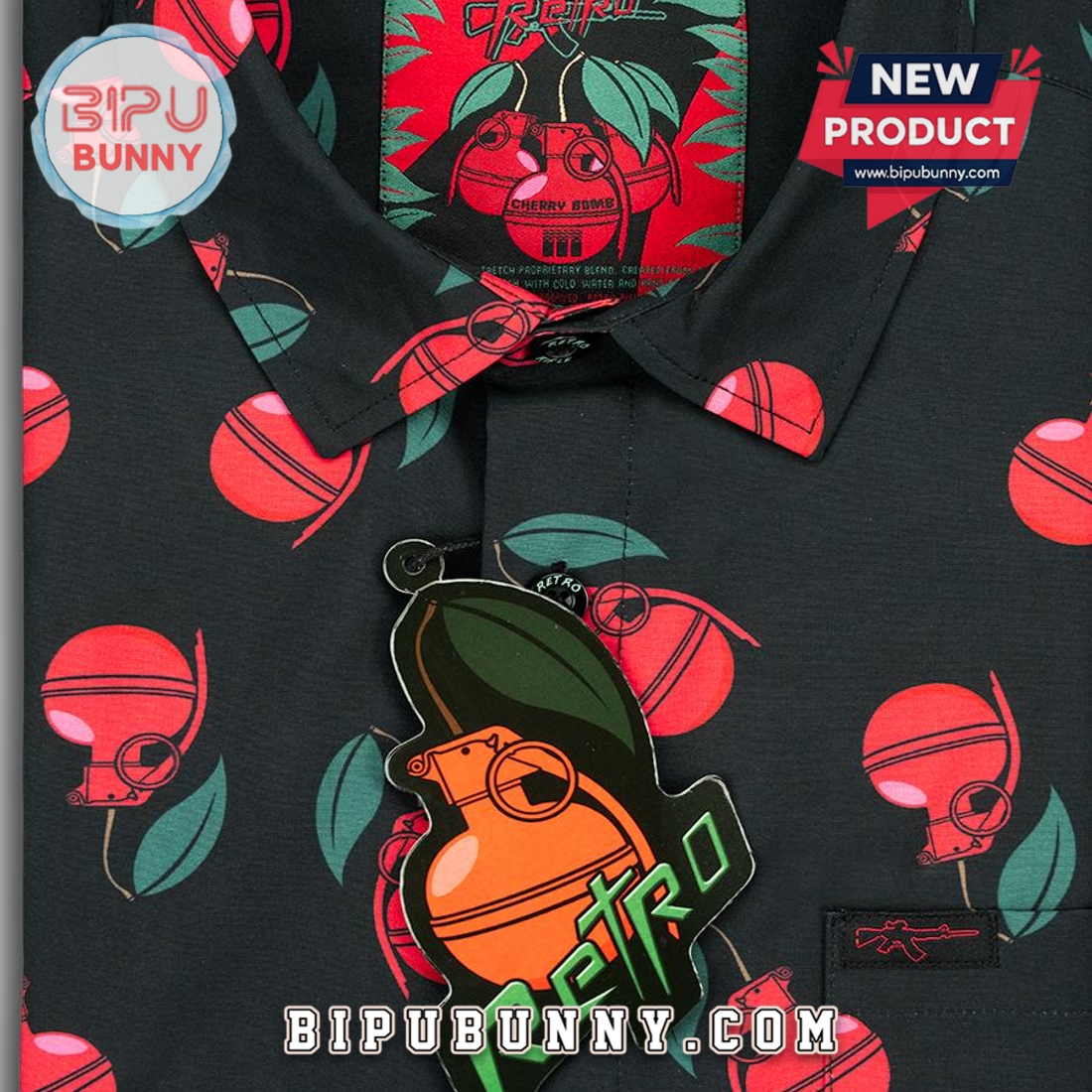 Cherry Bomb Hawaiian Aloha Shirt Cherry Bomb Hawaiian Aloha Shirt