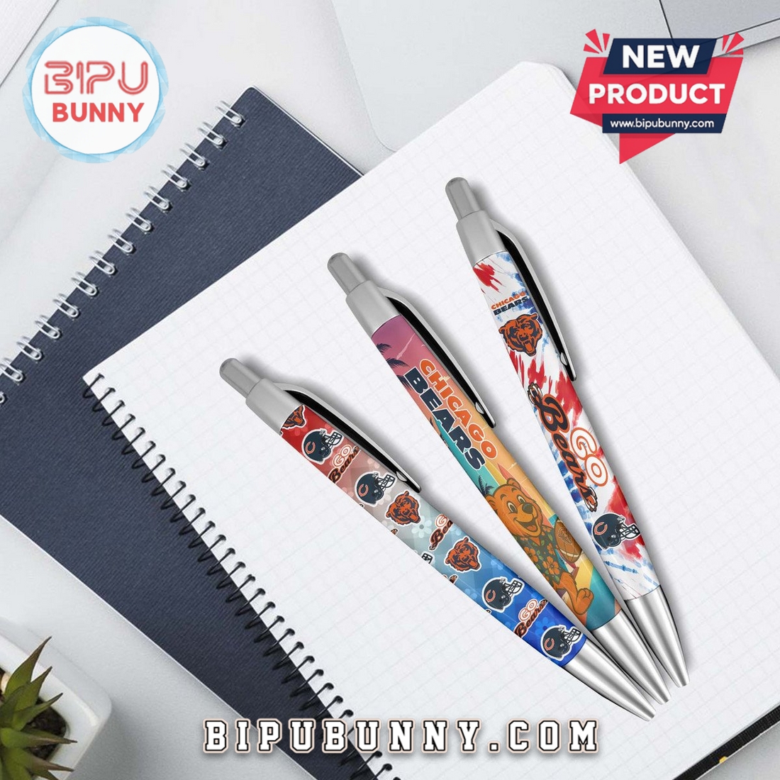 Chicago Bears Premium Gel Pens Chicago Bears Premium Gel Pens