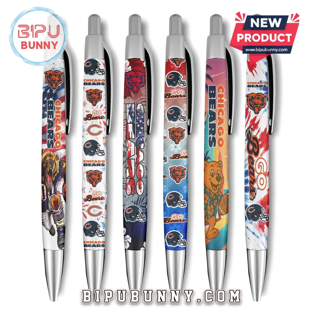 Chicago Bears Premium Gel Pens Chicago Bears Premium Gel Pens