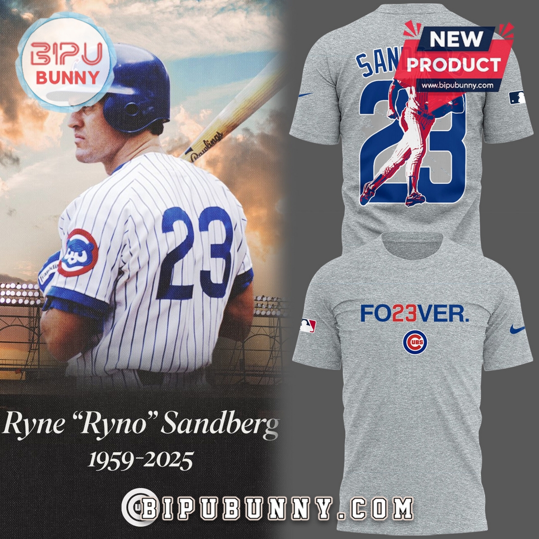 Chicago Cubs Baseball Ryne Ryno Sandberg Hoodie Chicago Cubs Baseball Ryne Ryno Sandberg Hoodie