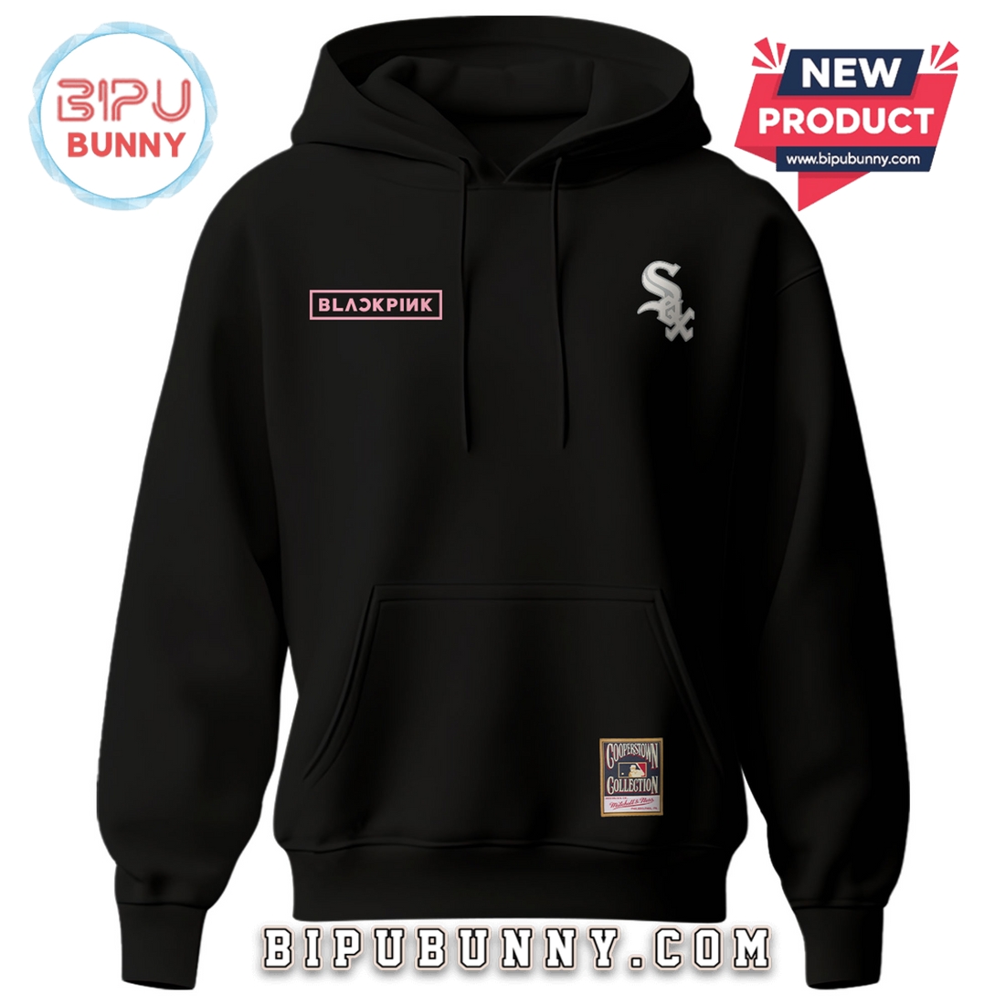 Chicago White Sox x Blackpink 2025 World Tour Black Hoodie Chicago White Sox x Blackpink 2025 World Tour Black Hoodie