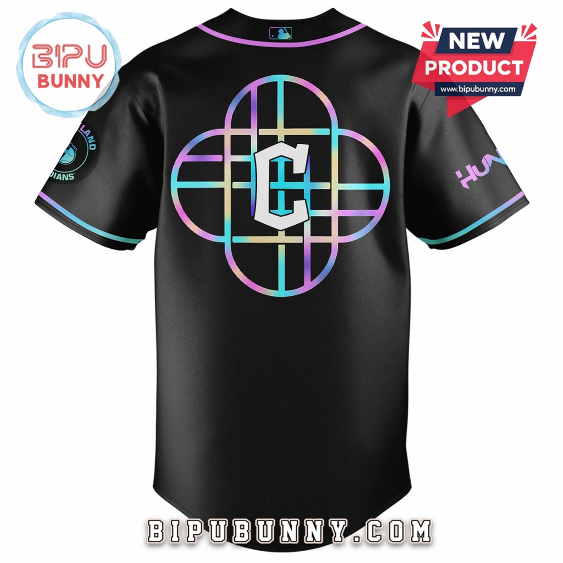 Cleveland Guardians MLB x KPop Demon Hunters Baseball Jersey Cleveland Guardians MLB x KPop Demon Hunters Baseball Jersey