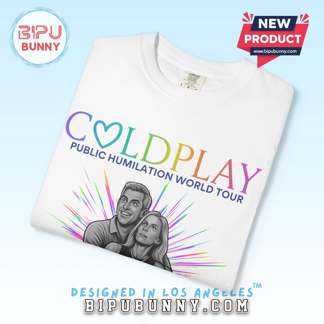 Coldplay Couple Concert Tee Parody T-Shirt Coldplay Couple Concert Tee Parody T-Shirt