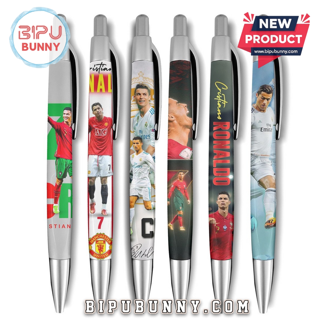 CR7 Premium Gel Pens, Cristiano Ronaldo Gifts CR7 Premium Gel Pens, Cristiano Ronaldo Gifts