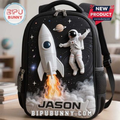 Custom Astronaut Rocket Space Style School Bag