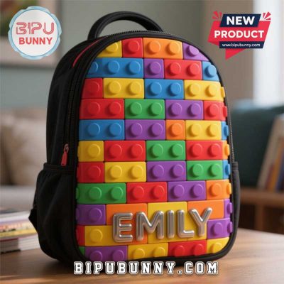 Custom Children’s Building Block Style School Bag