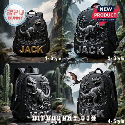 Custom Children's Dinosaur Forest Style School Bag