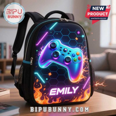 Custom Children’s Game Controller Gamer Style School Bag