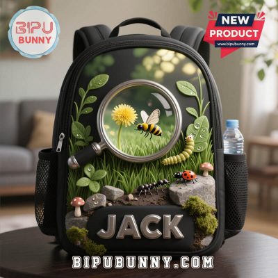 Custom Children’s Insect Observation Style School Bag