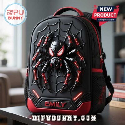Custom Cool Spider Style School Bag