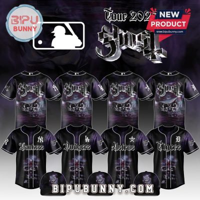 Custom Team MLB x GHOST Skeletour World Tour 2025 Jersey