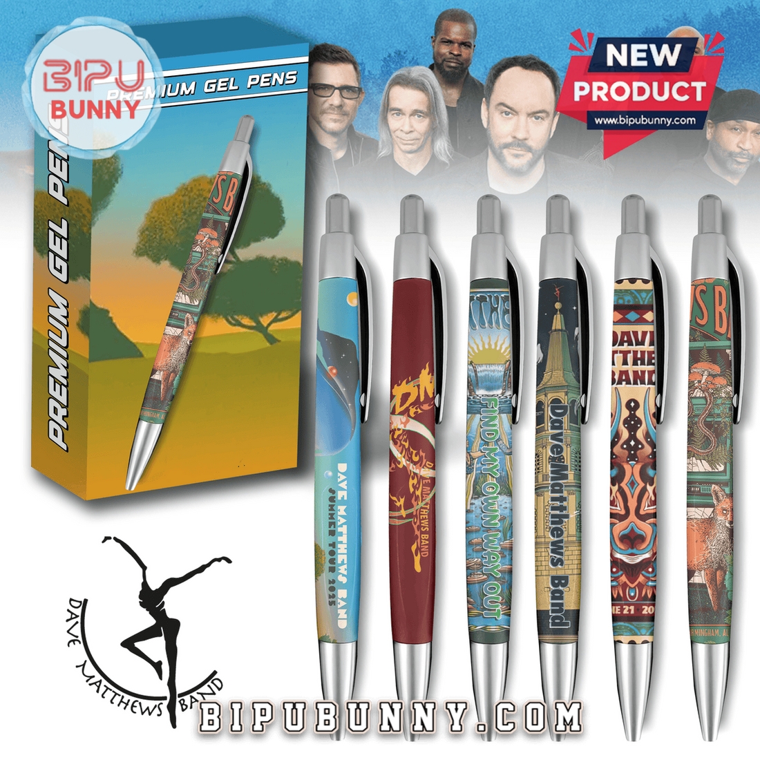 Dave Matthews Premium Gel Pens Dave Matthews Premium Gel Pens