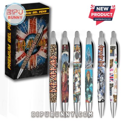 Def Leppard Premium Gel Pens