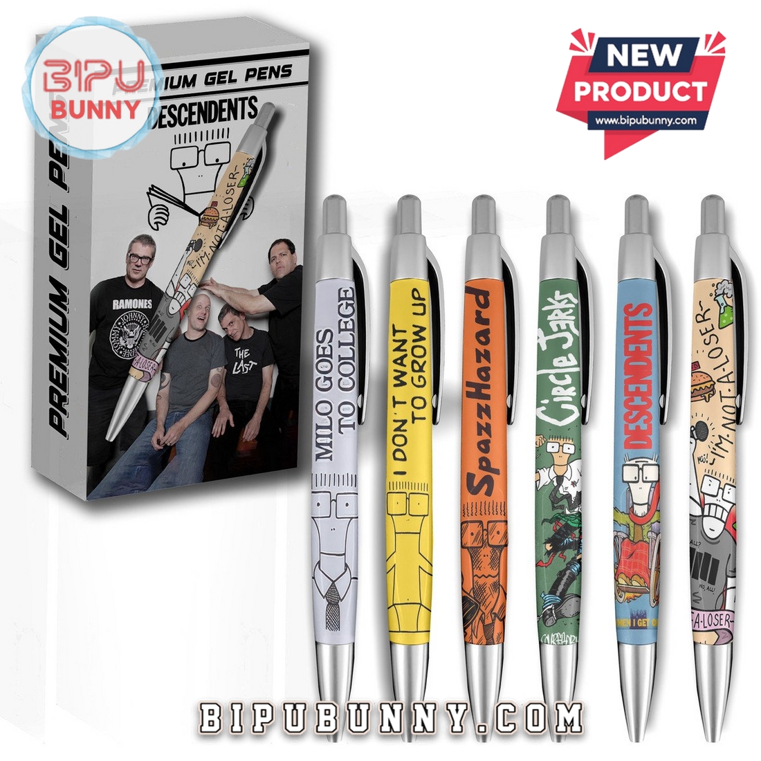 Descendents Band Premium Gel Pens Descendents Band Premium Gel Pens