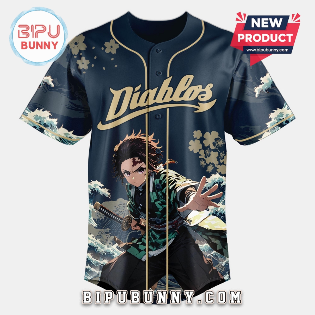 Diablos LMB x Demon Slayer Limited Edition Baseball Jersey Diablos LMB x Demon Slayer Limited Edition Baseball Jersey