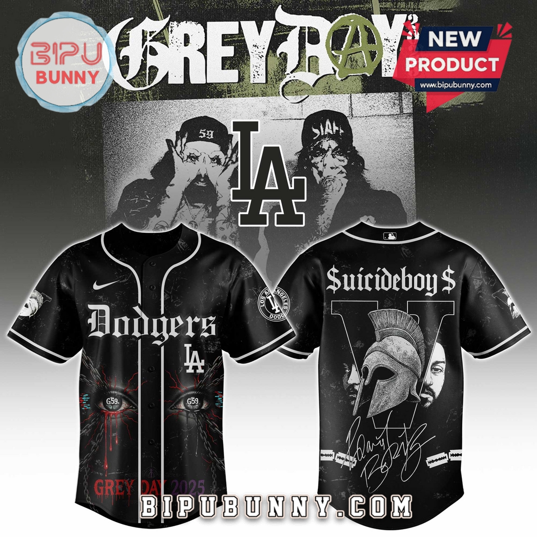 Dodgers MLB Suicideboys 2025 Baseball Jersey Dodgers MLB Suicideboys 2025 Baseball Jersey