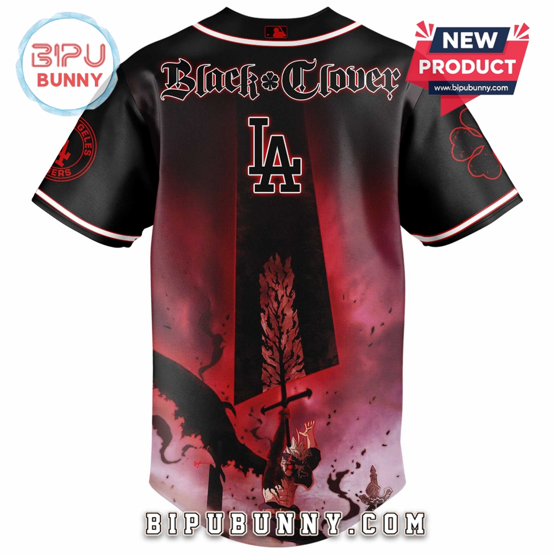 Dodgers MLB x Black Clover Limited Edition Jersey Dodgers MLB x Black Clover Limited Edition Jersey