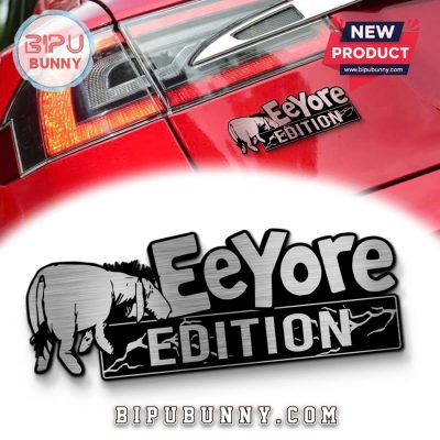 Eeyore Edition Laser Engraved Car Name Emblem Badges