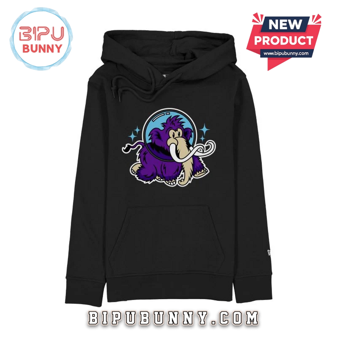 Erie SeaWolves Moon Mammoths Black Shirt Erie SeaWolves Moon Mammoths Black Shirt