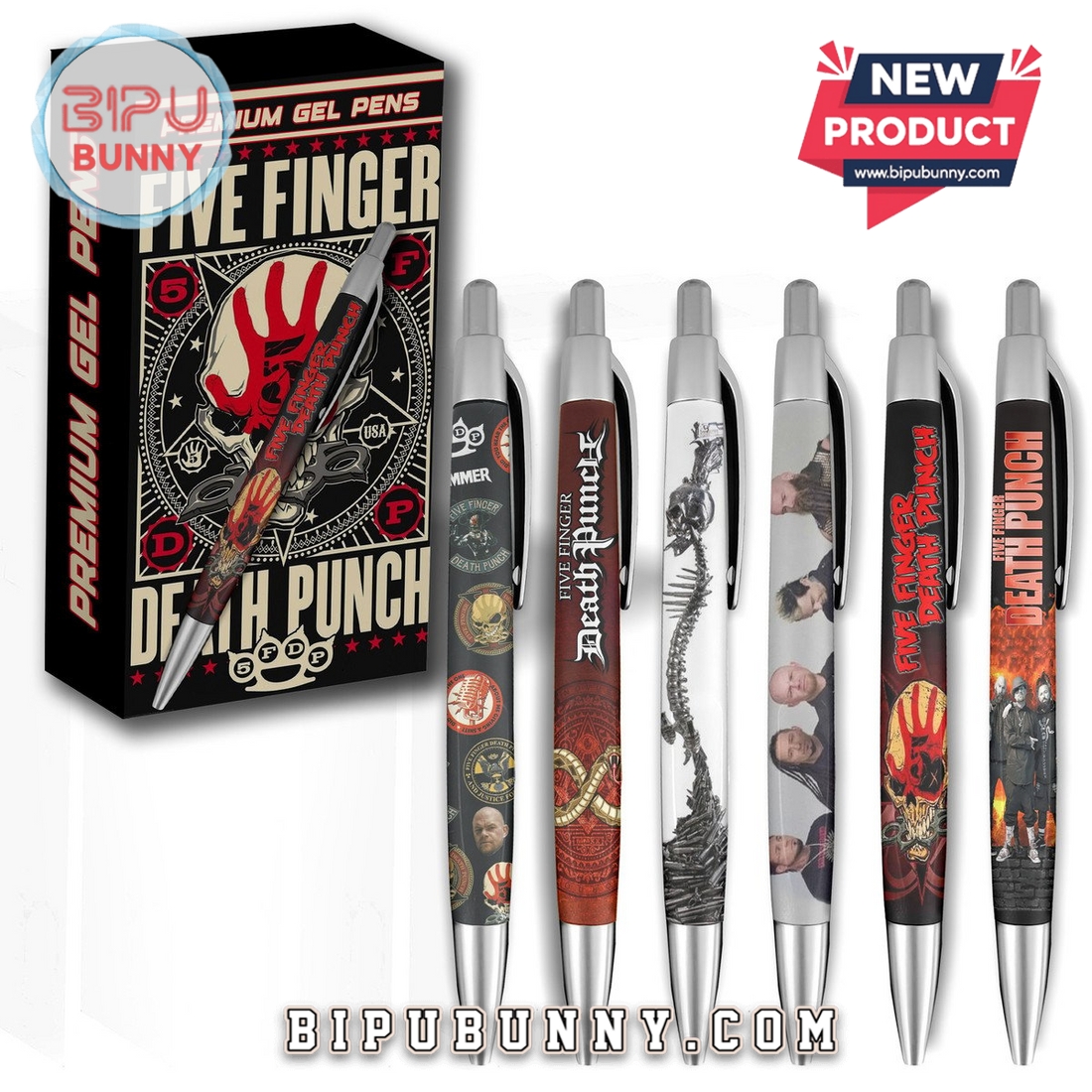 Five Finger Death Punch Premium Gel Pens Five Finger Death Punch Premium Gel Pens