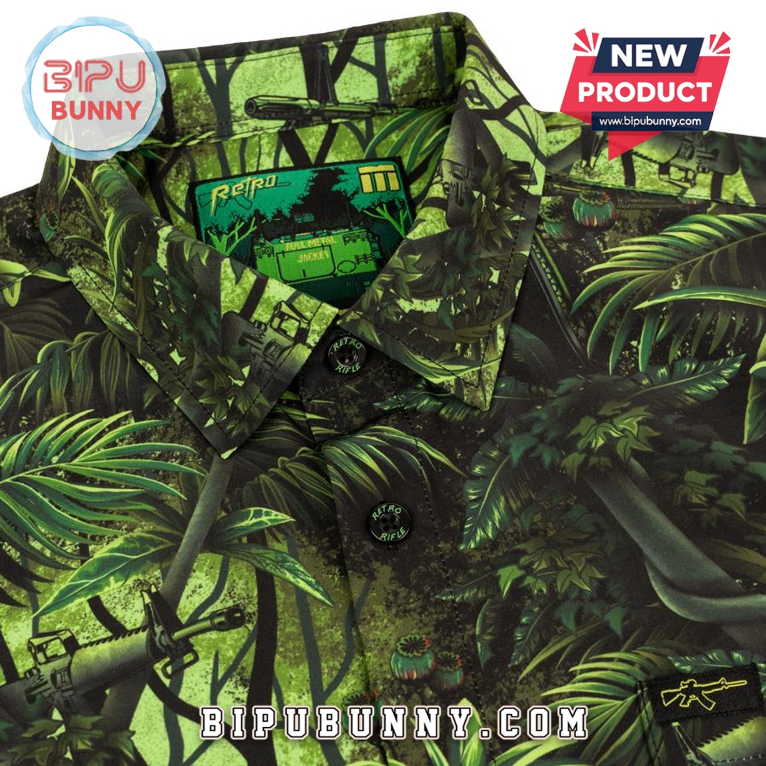 Full Metal Jacket Hawaiian Aloha Shirt Full Metal Jacket Hawaiian Aloha Shirt