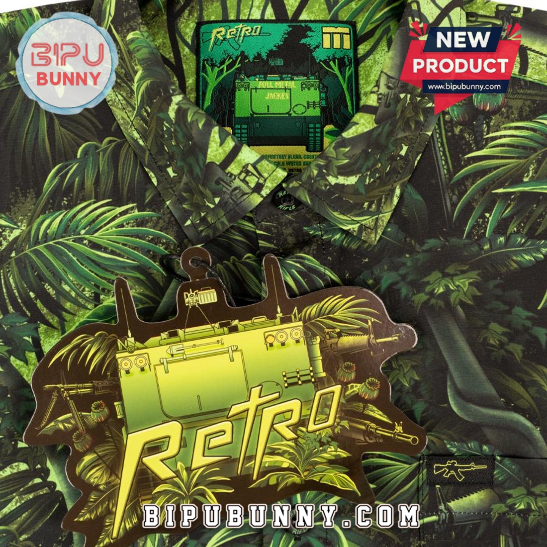 Full Metal Jacket Hawaiian Aloha Shirt Full Metal Jacket Hawaiian Aloha Shirt