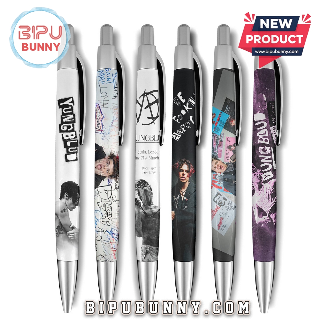 Full Styles Yungblud Premium Gel Pens Full Styles Yungblud Premium Gel Pens