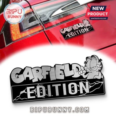 Garfield Edition Laser Engraved Car Emblem Badge