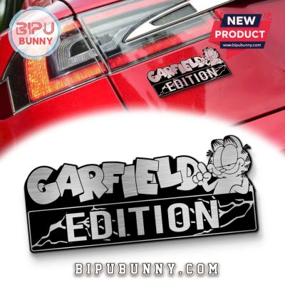 Garfield Edition Laser Engraved Car Emblem Badge