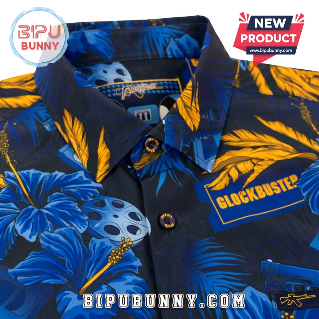 Glockbuster Hawaiian Aloha Shirt Glockbuster Hawaiian Aloha Shirt