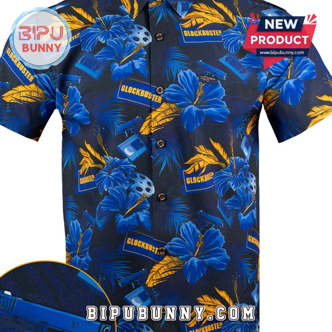 Glockbuster Hawaiian Aloha Shirt Glockbuster Hawaiian Aloha Shirt