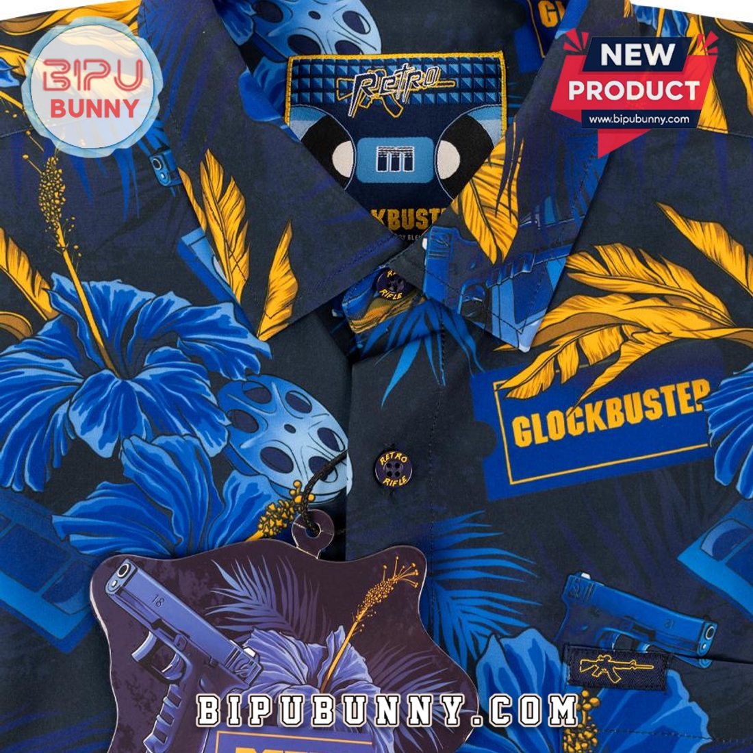Glockbuster Hawaiian Aloha Shirt Glockbuster Hawaiian Aloha Shirt