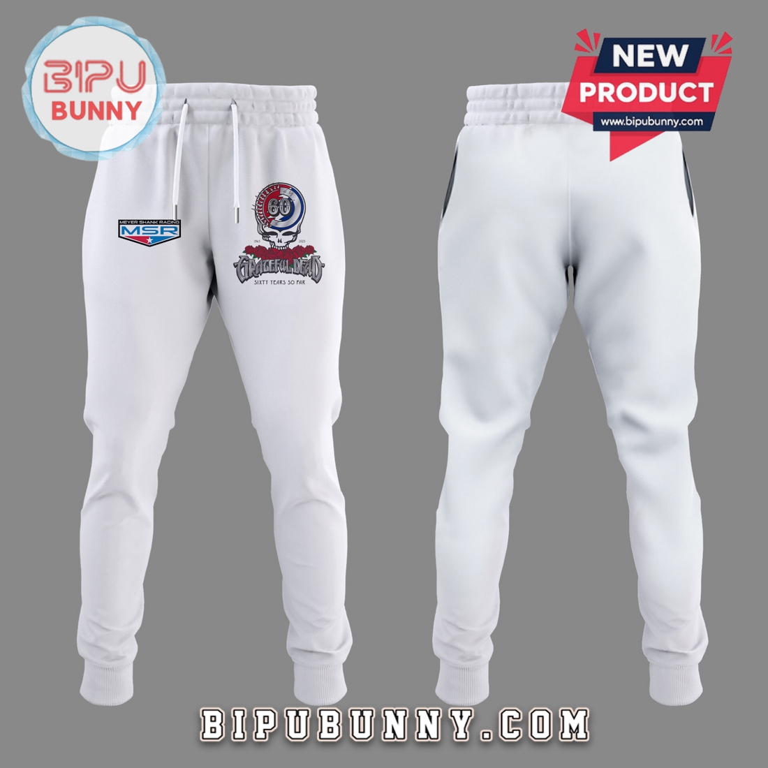 Grateful Dead 60th Anniversary White Hoodie And Pants Grateful Dead 60th Anniversary White Hoodie And Pants