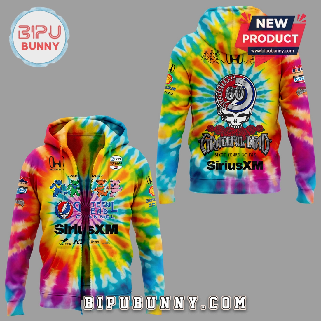 Grateful Dead 60th Anniversary Zip Hoodie And Pants Grateful Dead 60th Anniversary Zip Hoodie And Pants