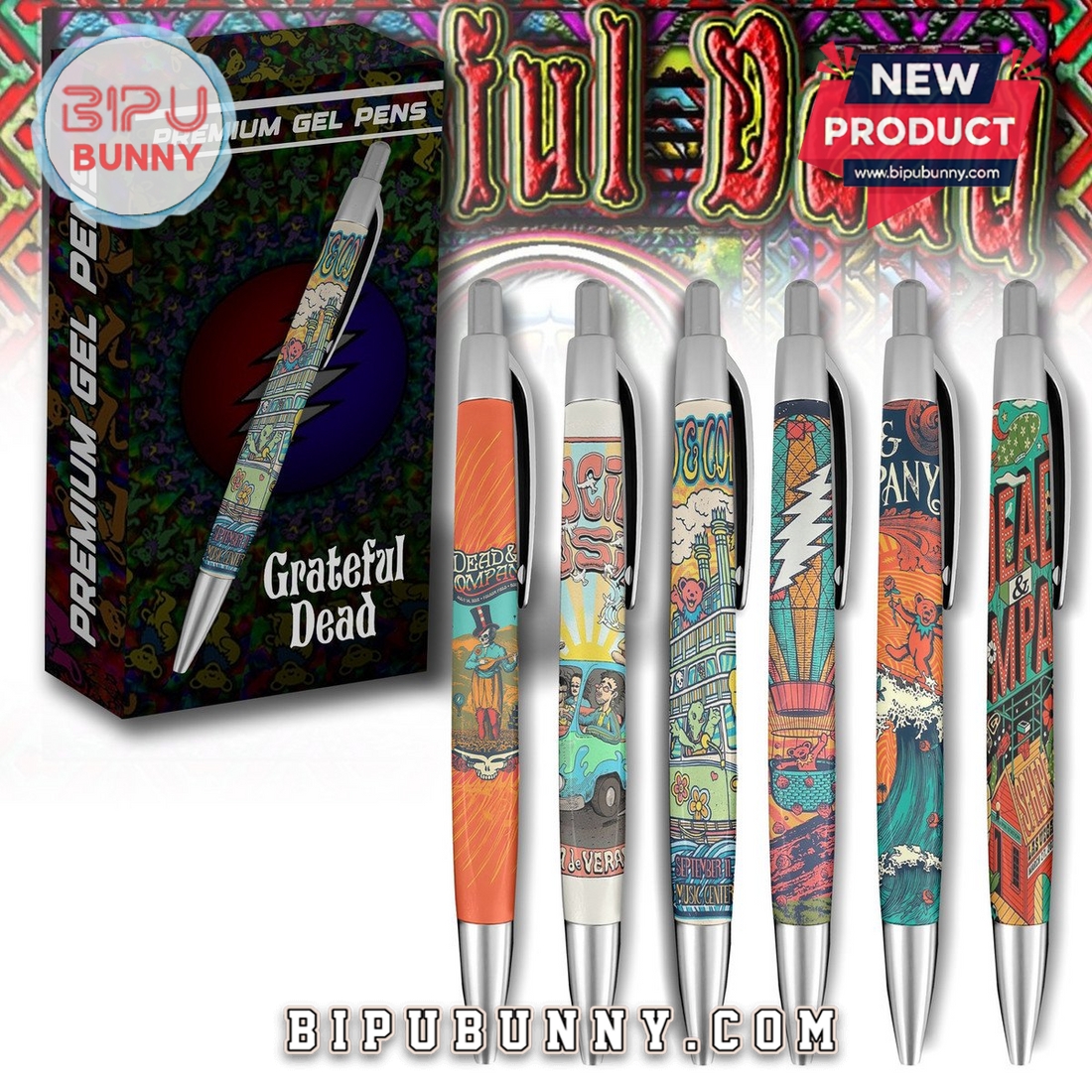 Grateful Dead Premium Gel Pens Grateful Dead Premium Gel Pens