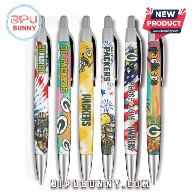 Green Bay Packers Football Premium Gel Pens
