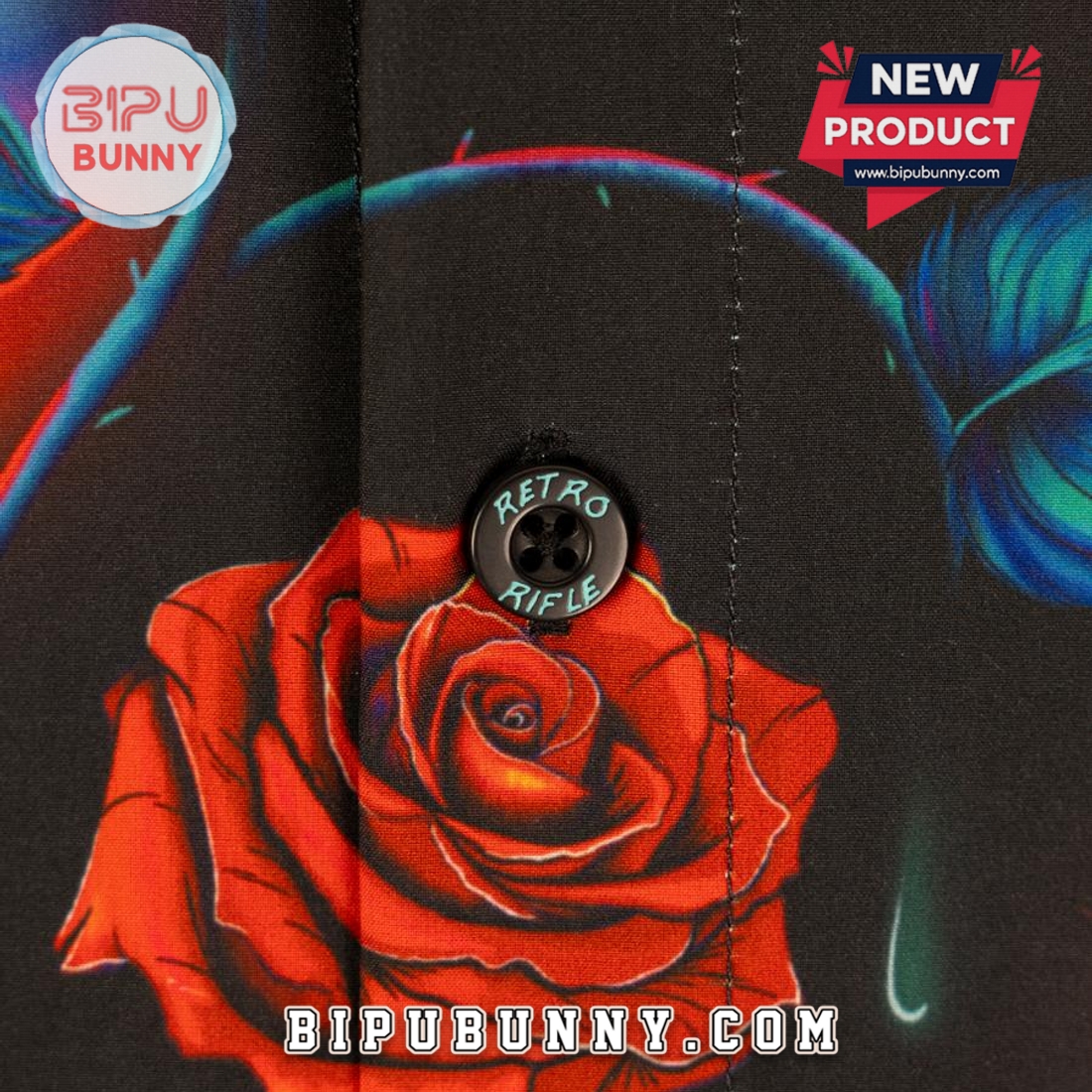 Guns and Roses Hawaiian Aloha Shirt Guns and Roses Hawaiian Aloha Shirt