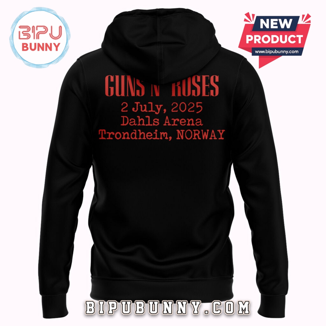 Guns N’ Roses 2025 Edition Norway Trondheim Hoodie And Pants Guns N’ Roses 2025 Edition Norway Trondheim Hoodie And Pants