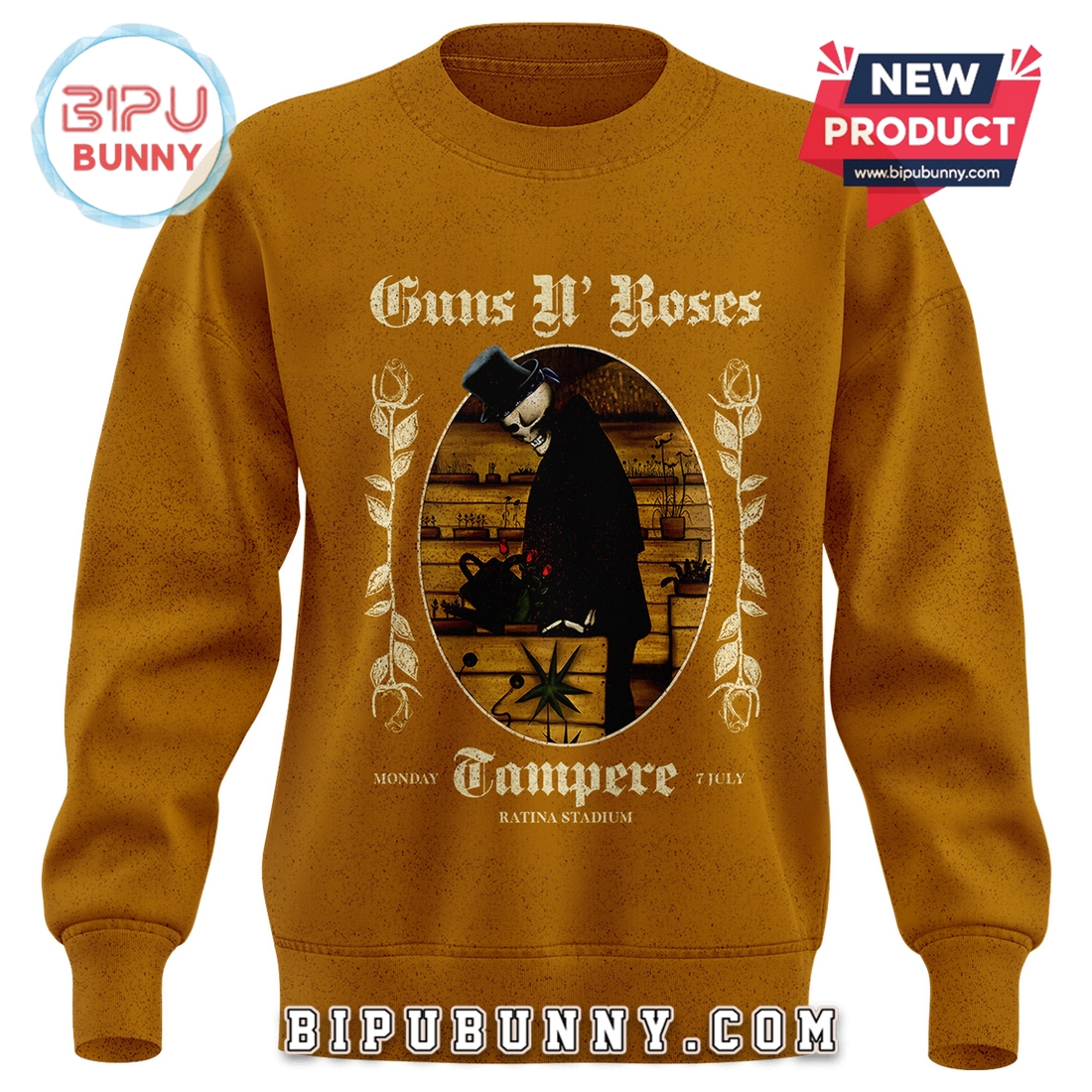 Guns N’ Roses Tonight We Play Tampere 2025 Hoodie Guns N’ Roses Tonight We Play Tampere 2025 Hoodie