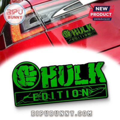 Hulk Edition Laser Engraved Car Badge
