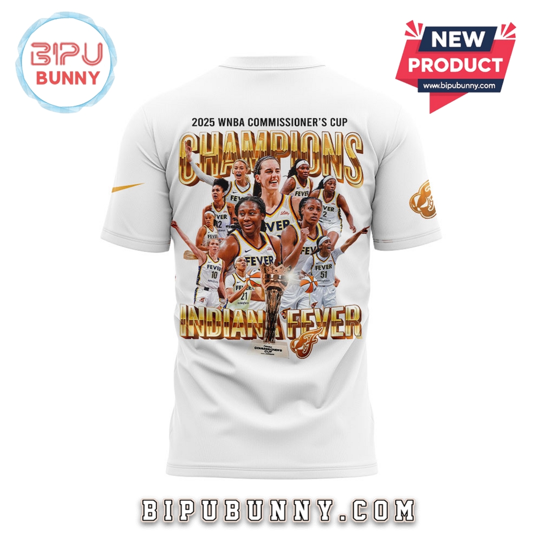 Indiana Fever 2025 WNBA Commissioner’s Champions Hoodie Indiana Fever 2025 WNBA Commissioner’s Champions Hoodie