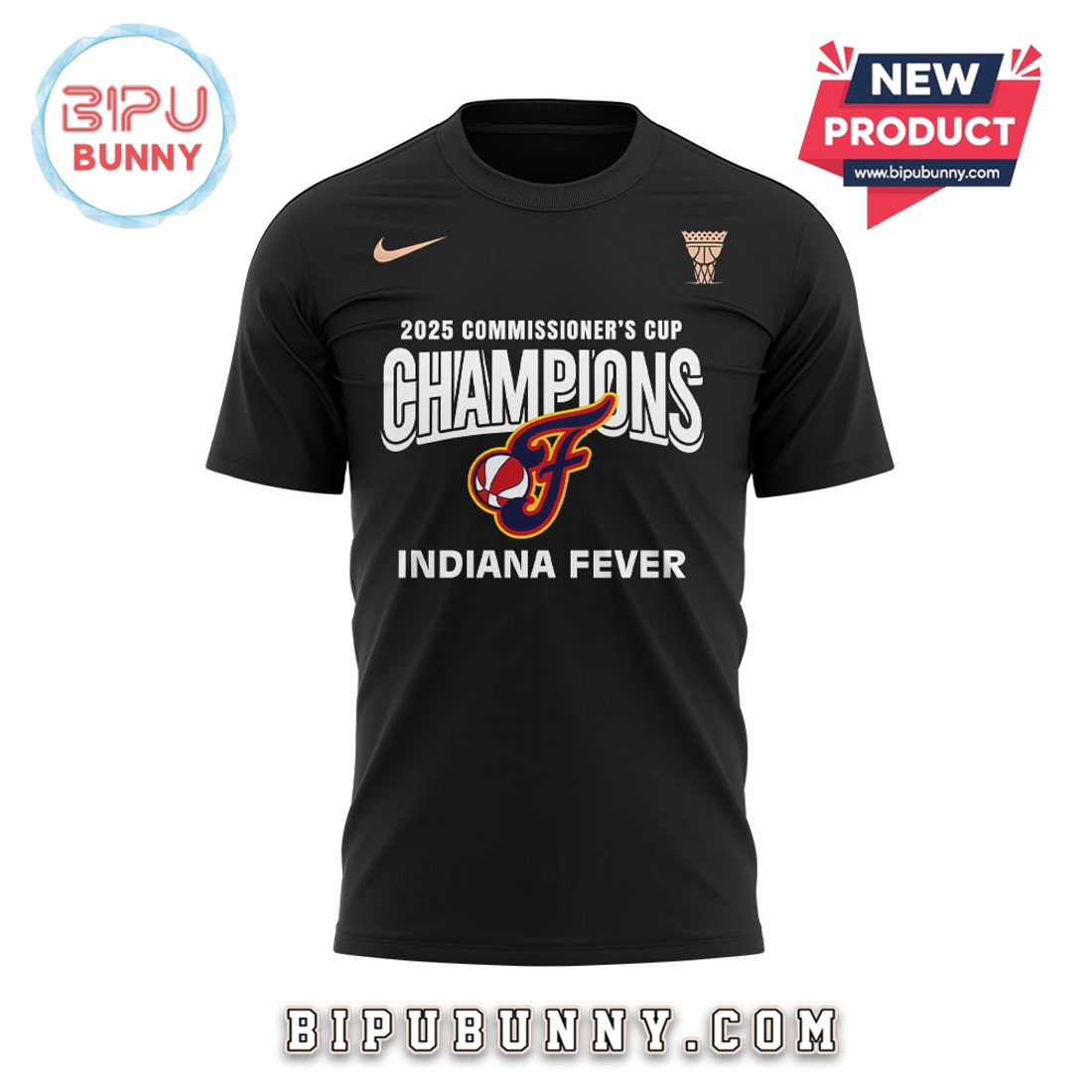 Indiana Fever WNBA 2025 Commissioner’s Cup Hoodie Indiana Fever WNBA 2025 Commissioner’s Cup Hoodie