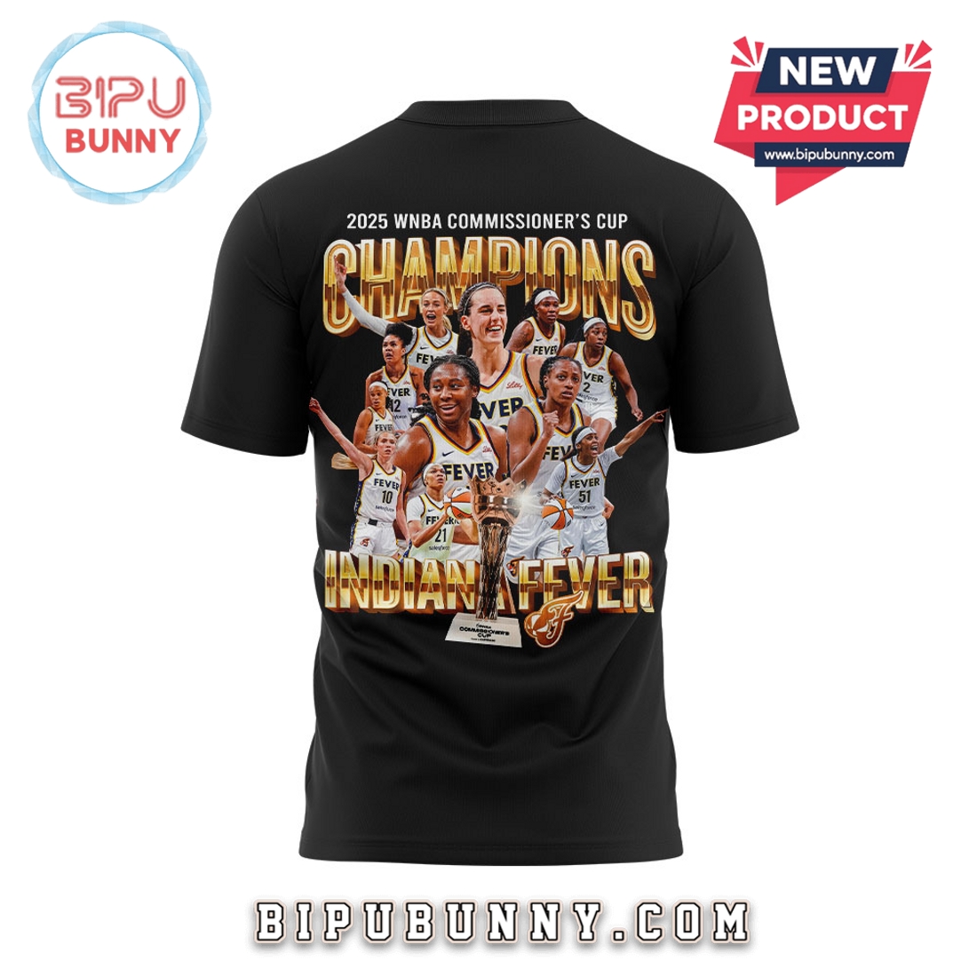 Indiana Fever WNBA 2025 Commissioner’s Cup Hoodie Indiana Fever WNBA 2025 Commissioner’s Cup Hoodie