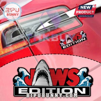 Jaws Edition Laser Engraved Car Badge