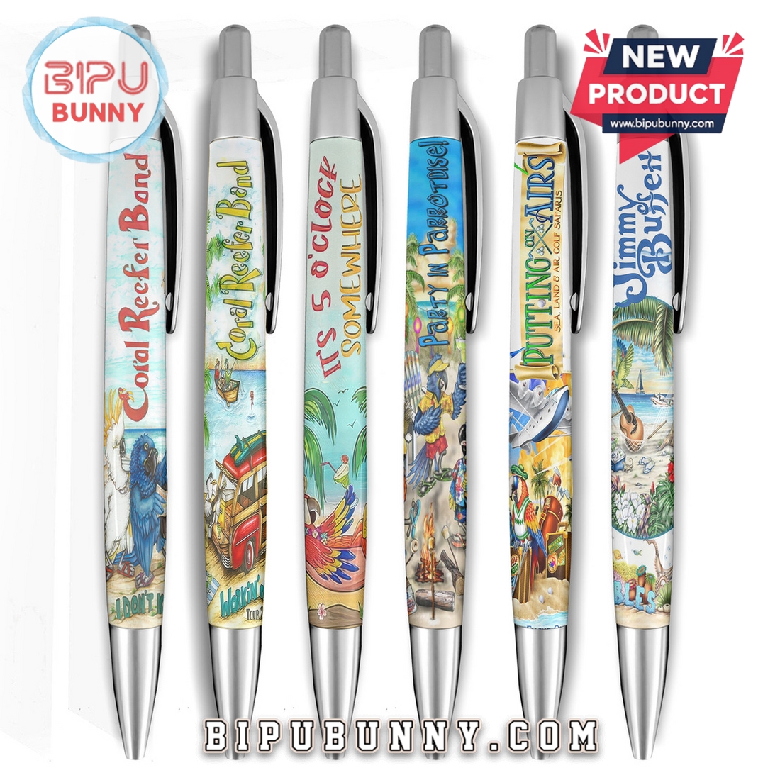 Jimmy Buffett Premium Gel Pens Jimmy Buffett Premium Gel Pens