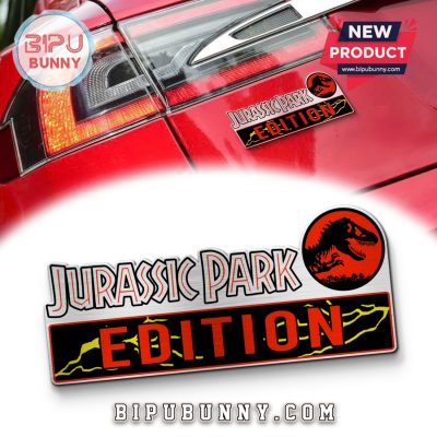 Jurassic Park Edition Laser Engraved Car Badge