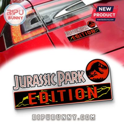 Jurassic Park Edition Laser Engraved Car Badge