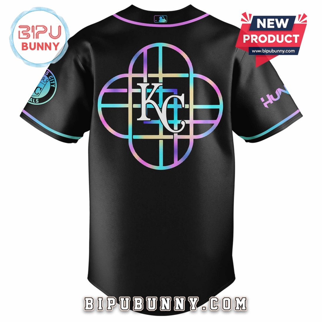 Kansas City Royals MLB x KPop Demon Hunters Baseball Jersey Kansas City Royals MLB x KPop Demon Hunters Baseball Jersey