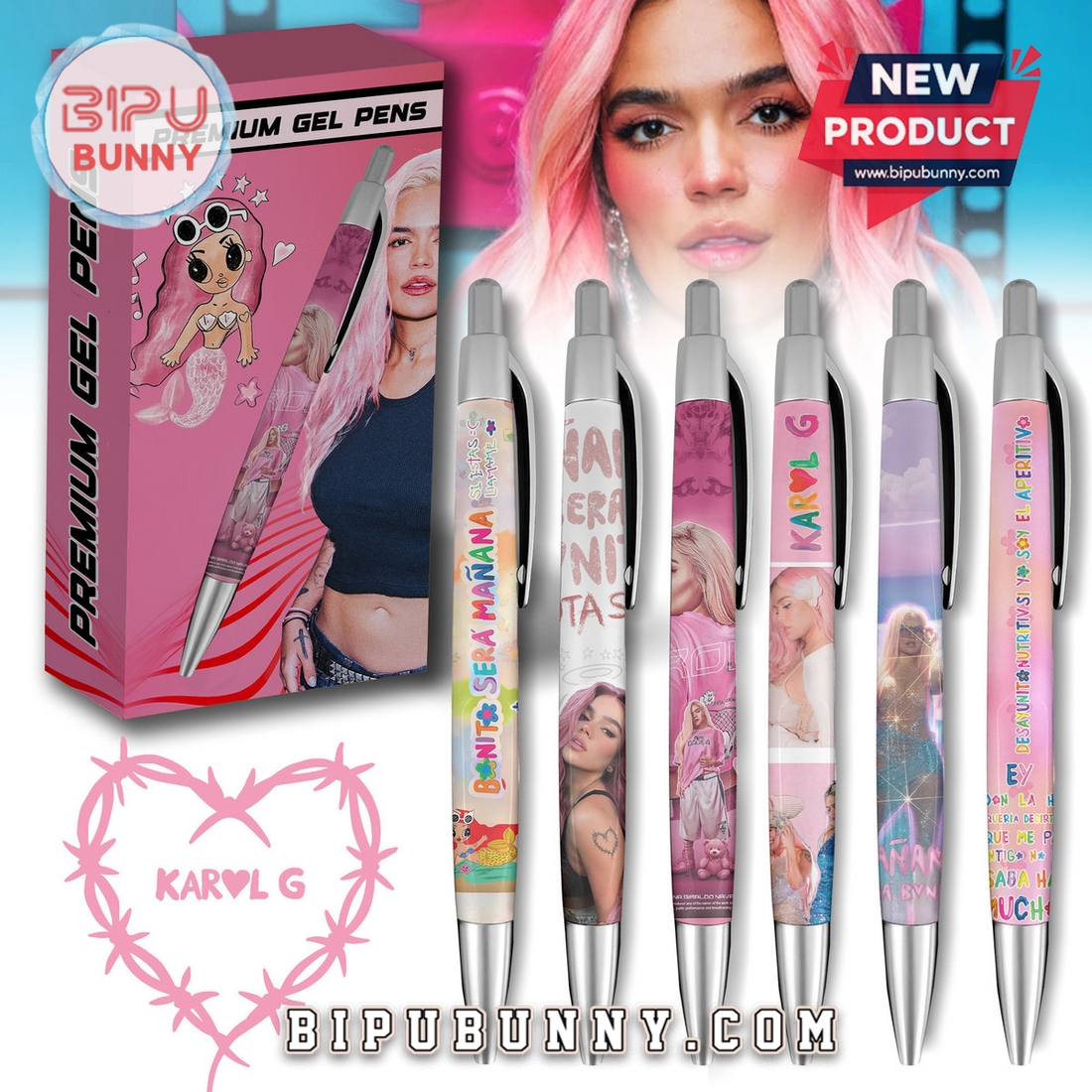 Karol G Premium Gel Pens Karol G Premium Gel Pens
